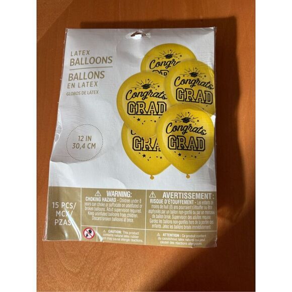 Graduation Latex Balloons, NWT - Picture 3 of 3